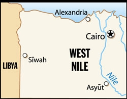 West Nile Map